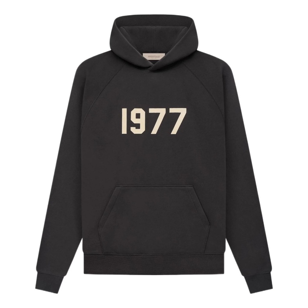 NWT Fear of God Essentials 1977 Hoodie ‘Iron’ Small 100% Authentic